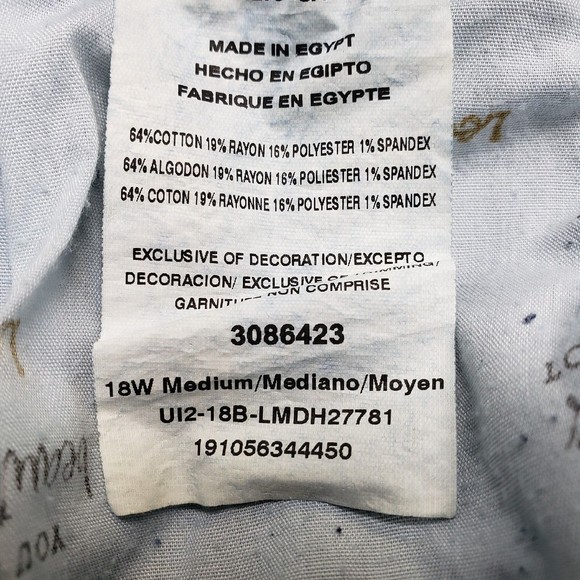 Lee Modern Womens Jeans Size 18W Straight Leg 38x29 Distressed - Picture 9 of 10